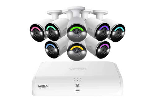 Lorex 4K 4/6/8 Camera Fusion NVR System with Professional Installation