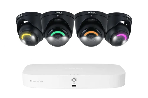 Lorex Fusion Series Wired NVR System with 4K 4/6/8 IP Dome Cameras & Professional Installation