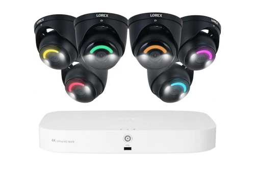 Lorex Fusion Series Wired NVR System with 4K 4/6/8 IP Dome Cameras & Professional Installation