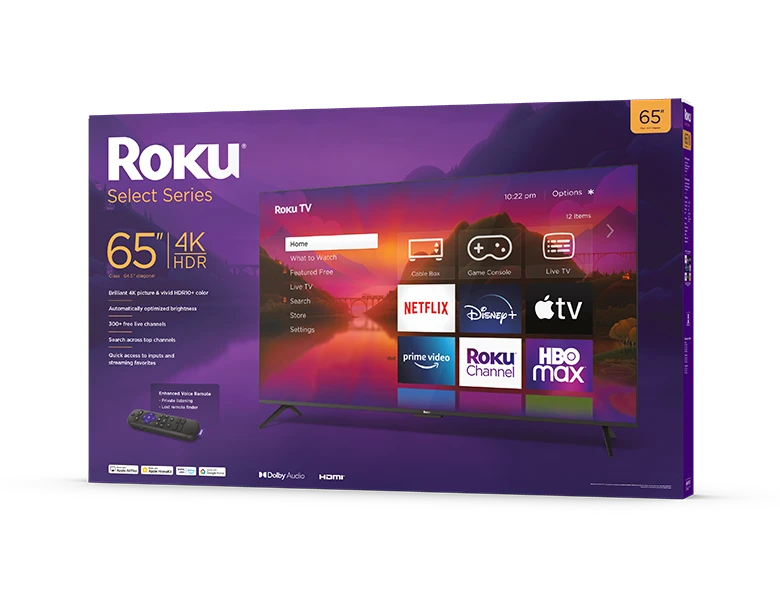 Roku Select Series 4K HDR Smart Roku TV with Delivery-Wall Mount-Installation