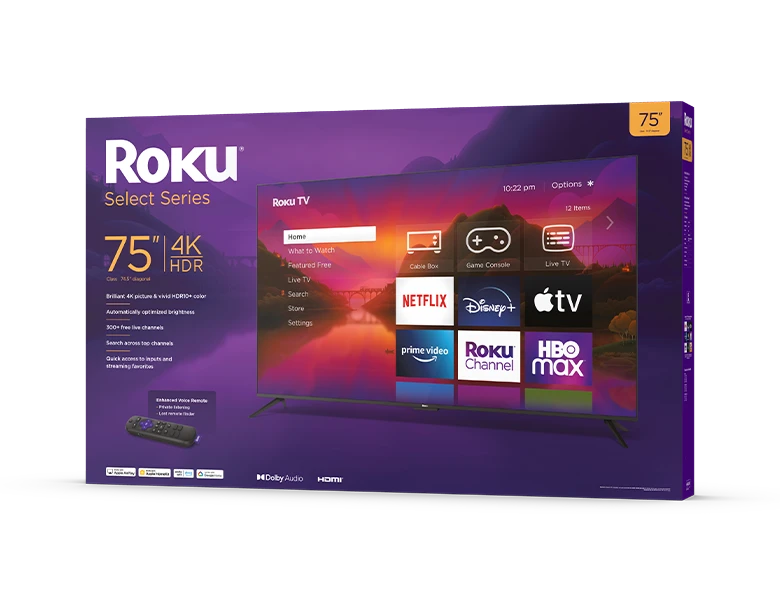Roku Select Series 4K HDR Smart Roku TV with Delivery-Wall Mount-Installation