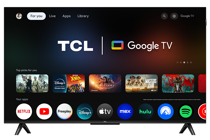 TCL Q Class 4K UHD HDR QLED Smart TV with Google TV w/Delivery, Wall Mount & Installation