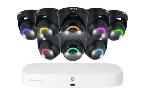 Lorex Fusion Series Wired NVR System with 4K 4/6/8 IP Dome Cameras & Professional Installation