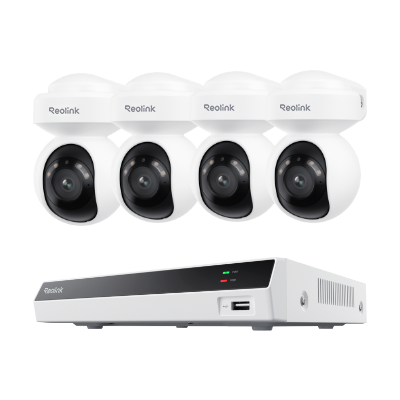 4K PoE PT Outdoor Surveillance System w/Installation