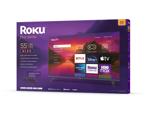 Roku 55", 65" Plus Series (QLED) TV with Delivery, Wall Mount & Installation