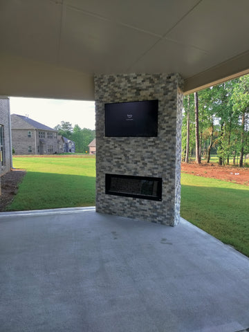 50" Fire TV on Outdoor Patio