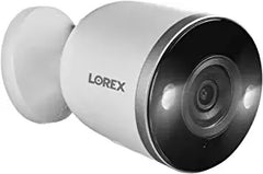 Lorex 2K or 4K Wireless Security Camera Outdoor Indoor WiFi with Spotlight and Installation